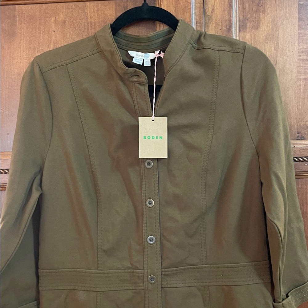 Boden Women's Olive green dress, US12 (UK16) 
Brand new with tags